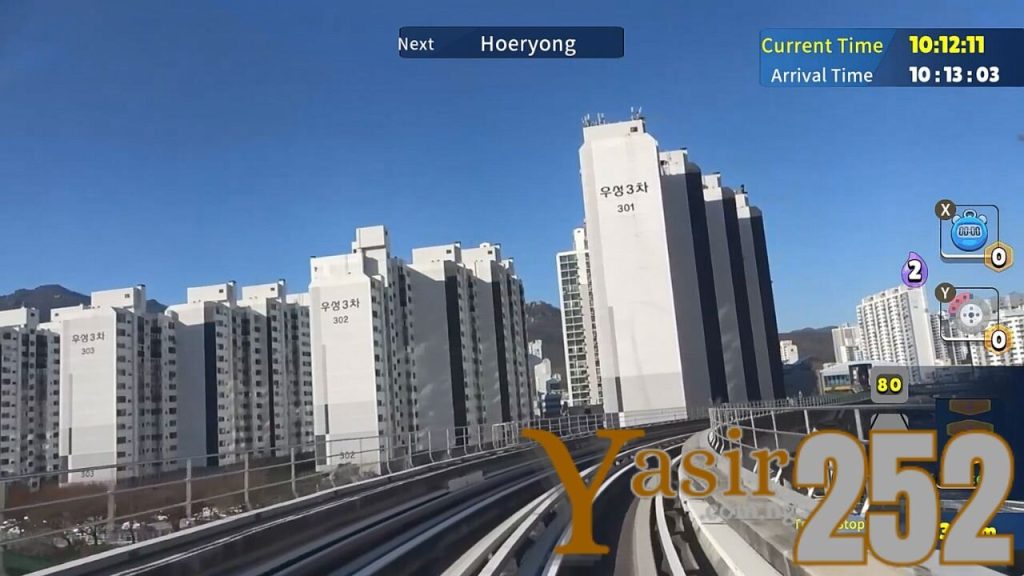 Korean Rail Driving Tour-Lrt Uijeongbu